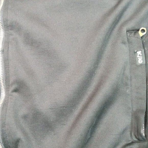 Eternity BC/AD Mens Jacket Track‎ Black XL Full Zip Pockets Embroidery - Picture 9 of 11